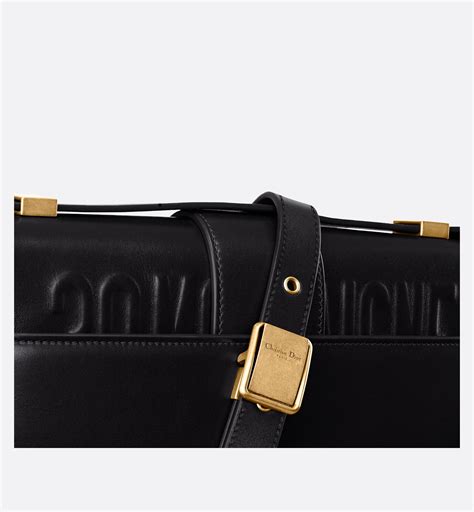 30 Montaigne Bag Black Box Calfskin .